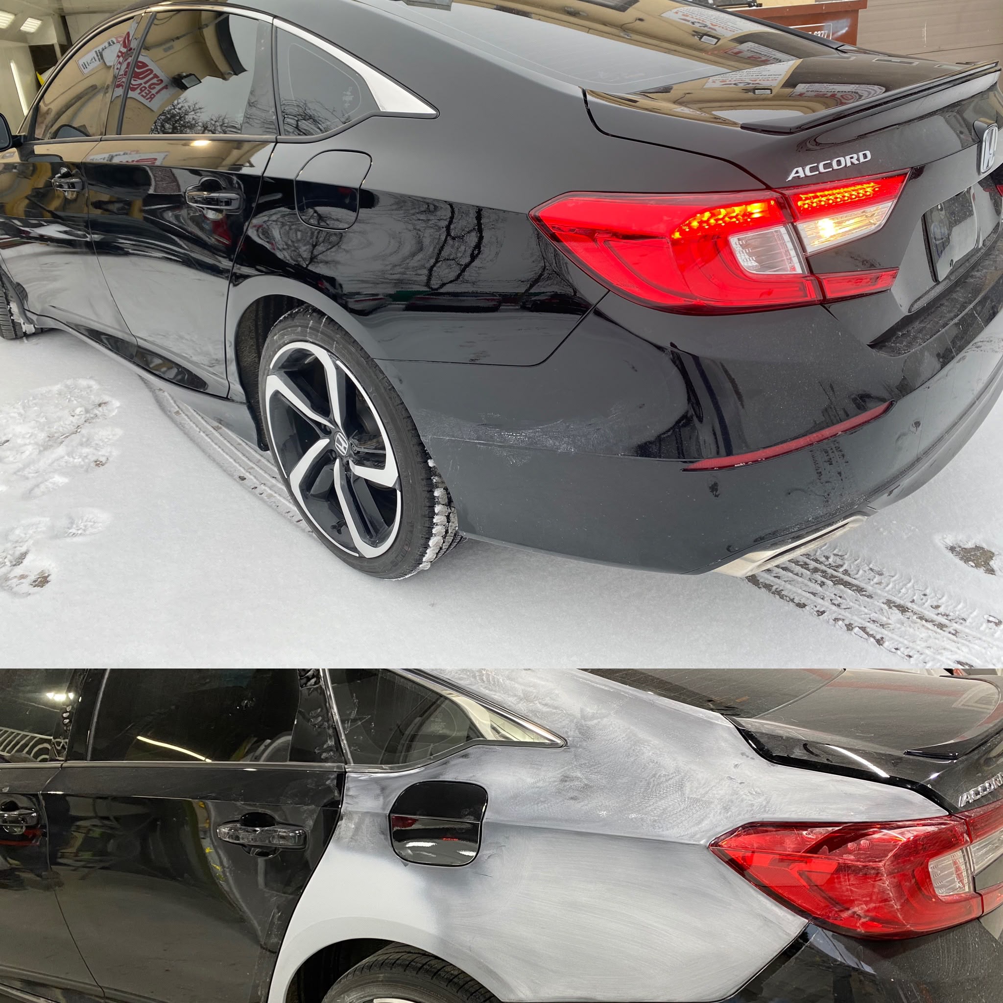 Honda Accord bodywork at Let’s Fix Auto